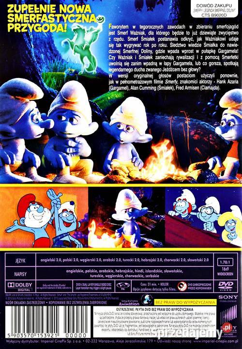 SMERFY LEGENDA SMERFNEJ DOLINY dubbing
