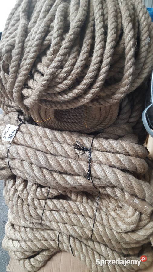 Naturalna LINKA JUTOWA 6MM sznurek jutowy Rzeszotary