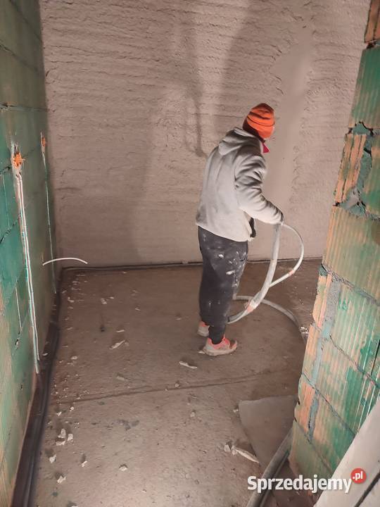 Tynki maszynowe gipsowe hybrydowe Rybnik