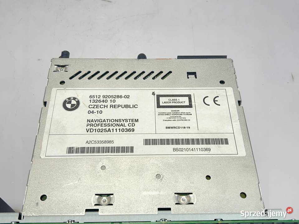 BMW EX3 E83 RADIO NAWIGACJA CZYTNIK CD 9205286
