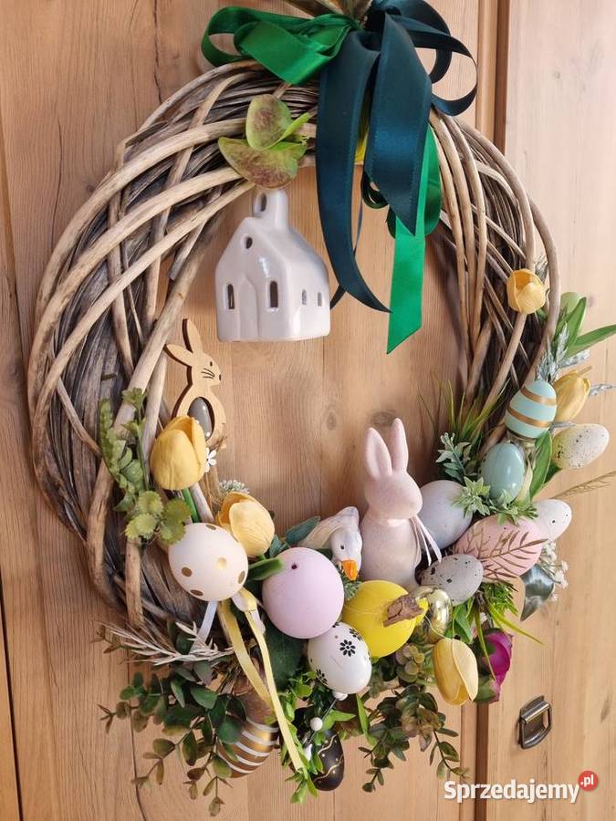 Stroik Wielkanocny własnoręcznie robiony duży 55 Lublin
