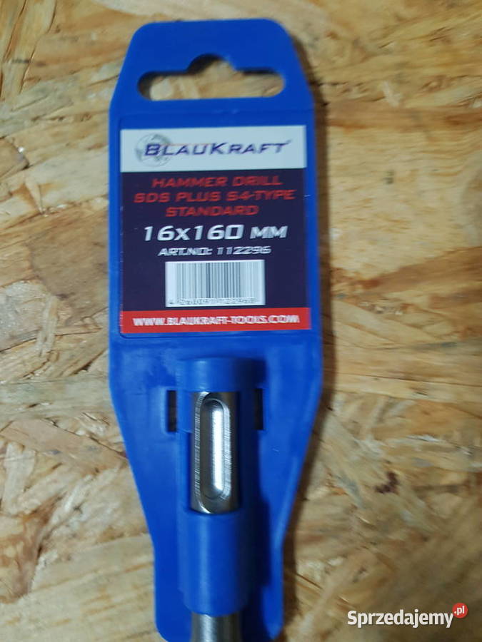 WIERTŁO DO BETONU SDS PLUS UDAROWE 16x160 mm wielkopolskie Głogowa