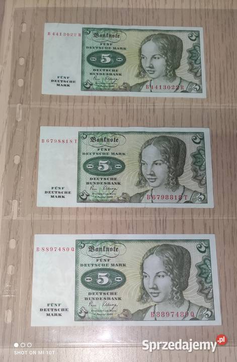 Banknot 5 Mark 1991
