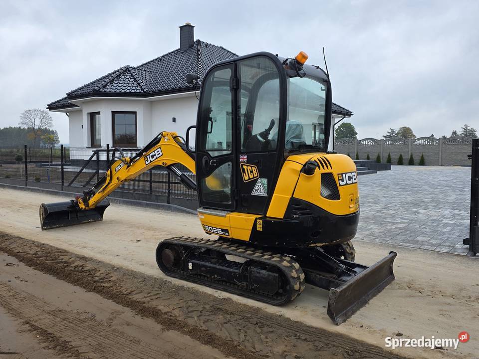 JCB 8026 mini koparka 3 łyżki szybkozłącze 1 wł sprzedam