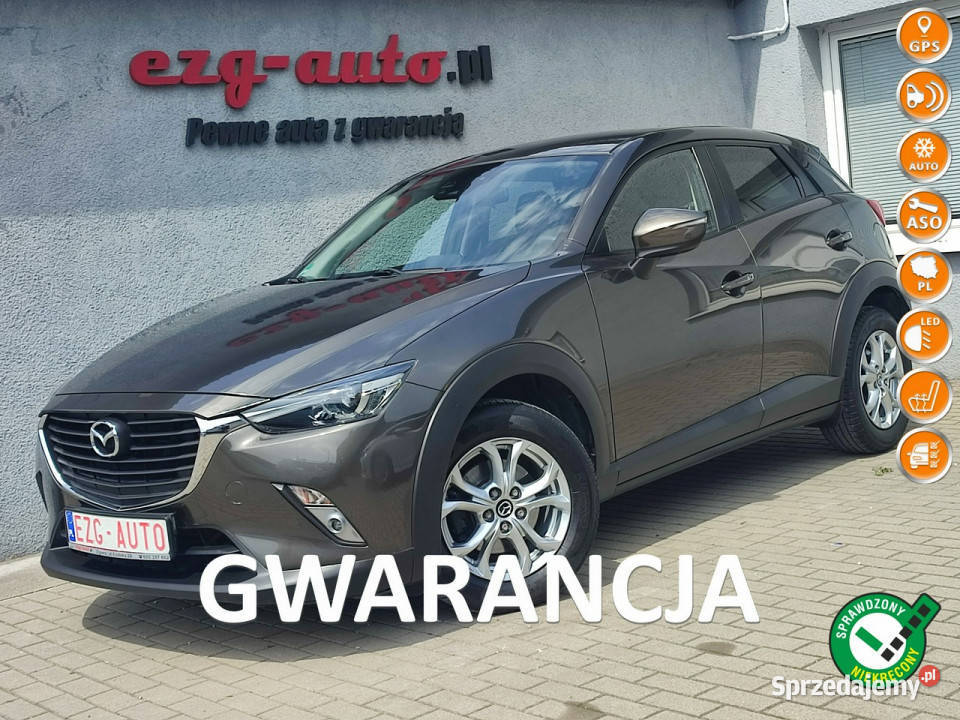 Mazda CX3 Rej I 2016r udokumentowany przebieg ABS Zgierz sprzedam