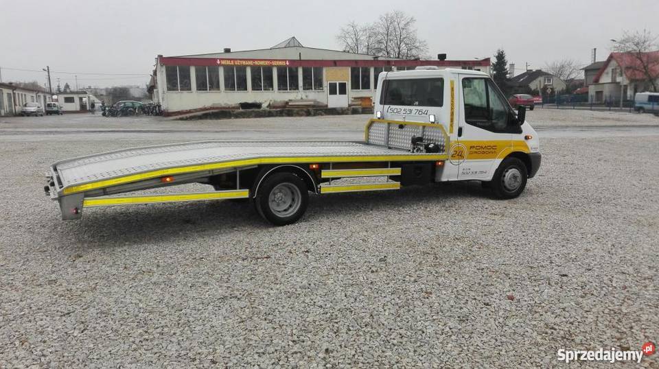 Ford transit autolaweta pomoc drogowa najazd Rawa Mazowiecka