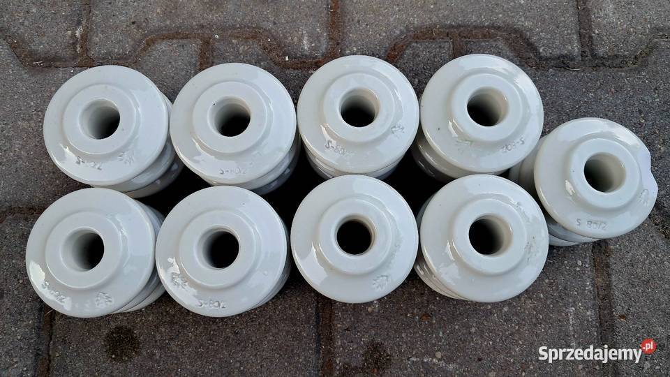 Zestaw 9 Starych Sztuk Izolatorów Ceramicznych Pozostałe kujawsko-pomorskie Świecie