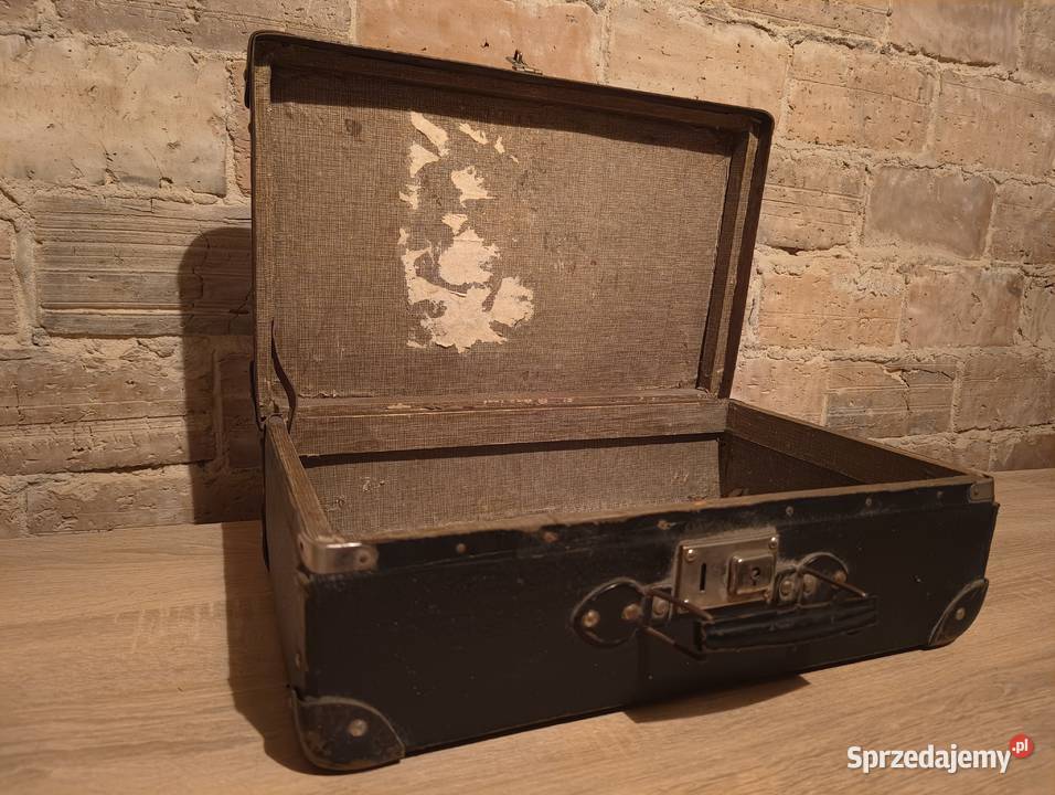Stara walizka VINTAGE z czasów PRL oryginalny