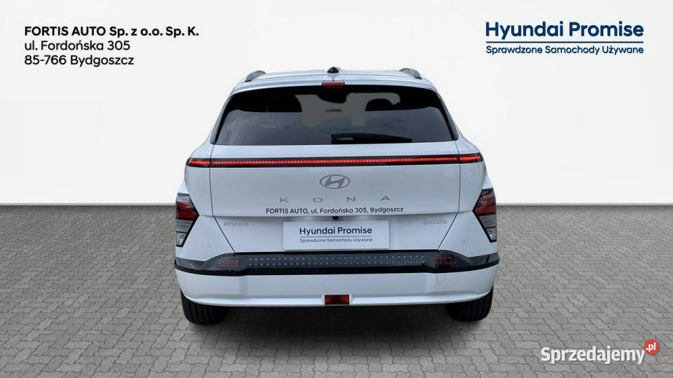 Hyundai Kona 65 kWh zasięg 514 EXECUTIVE Pompa światła do jazdy dziennej Bydgoszcz