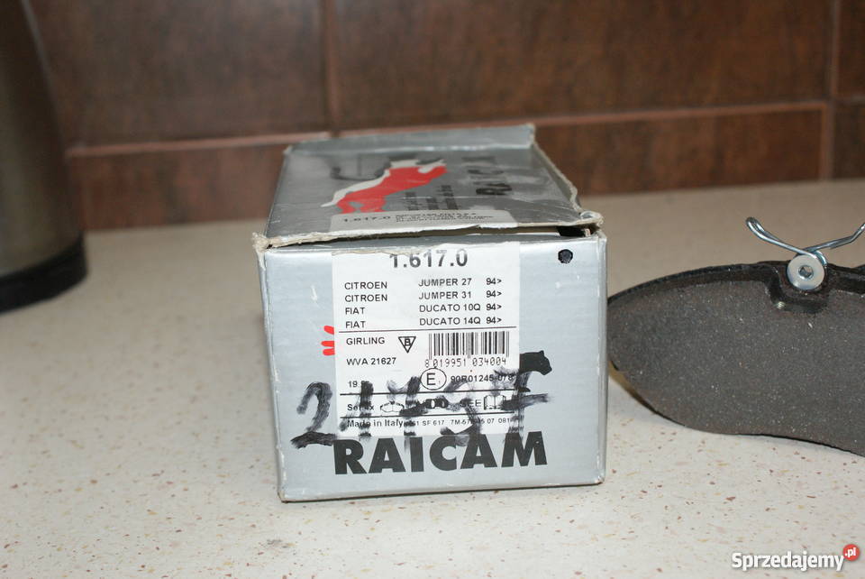 Klocek hamulcowy kpl przód CITROEN JUMPER FIAT sprzedam