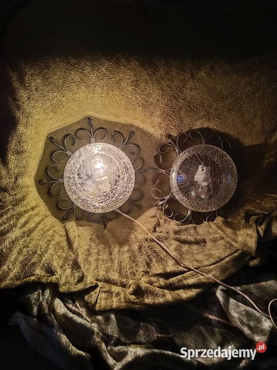 Kinkiety lampy kute metalowe styl loft