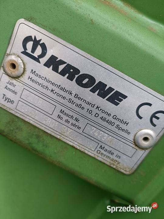 Podbieracz do trawy 38m Krone Samojezdne Leszno