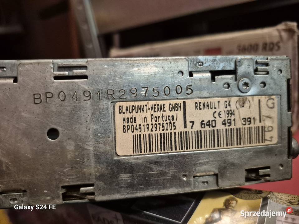 Radio Blaupunkt G4 do Renault 5 11 19 21 czy Białystok