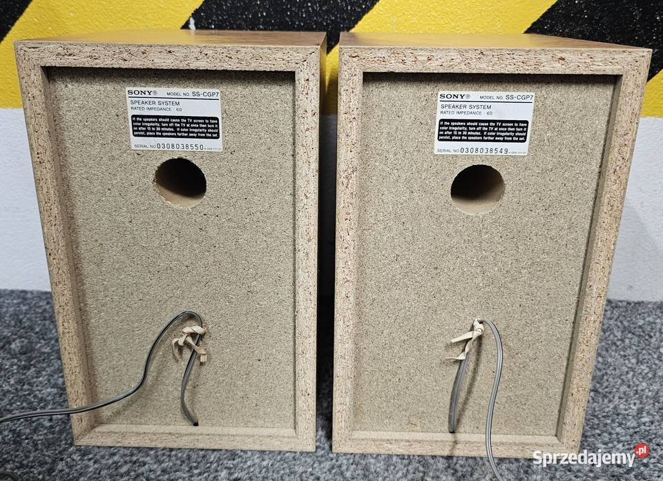 Kolumny głośnikowe Sony SSCGP7 sprawne wysyłka małopolskie Kraków sprzedam