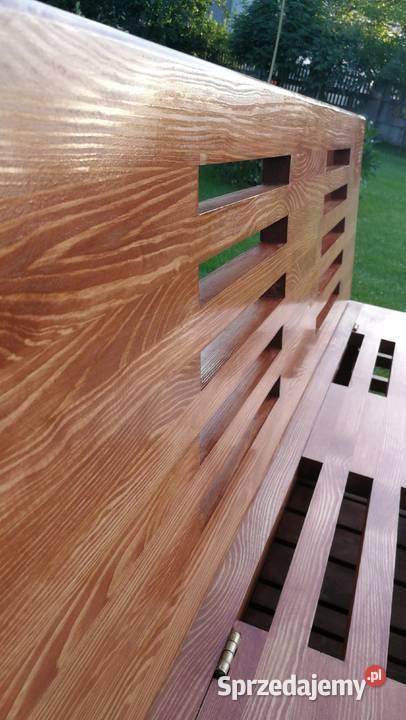 Skrzynia ze składanym odchylonym oparciem ławka Radków sprzedam