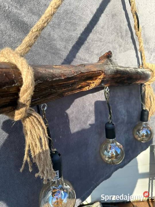 Lampa wisząca styl rustykalny podkarpackie Zręcin
