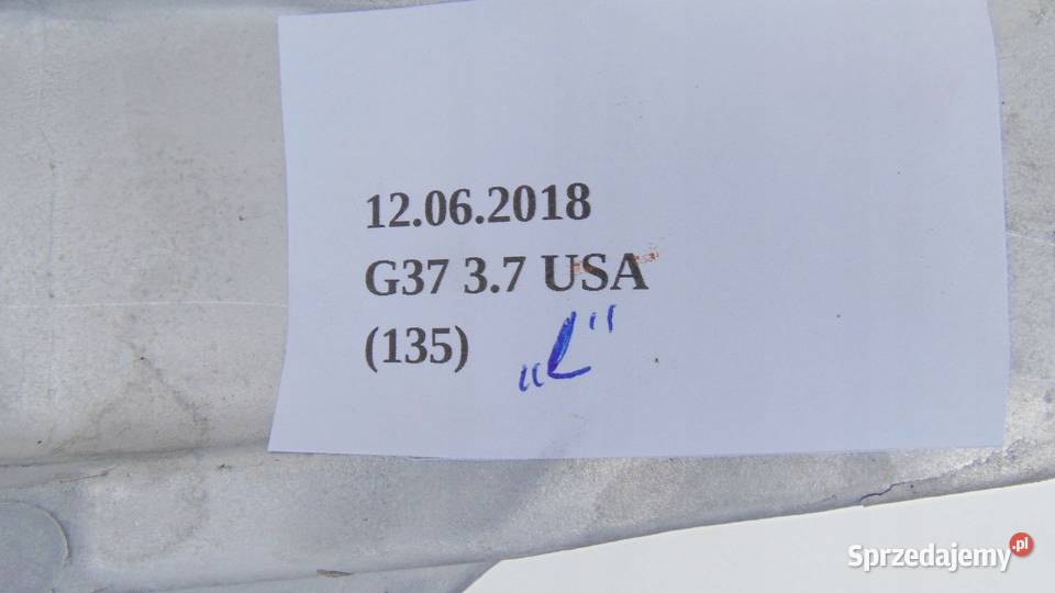ZWROTNICA PRAWA LEWA INFINITI G37 0713 wielkopolskie Nowy Tomyśl
