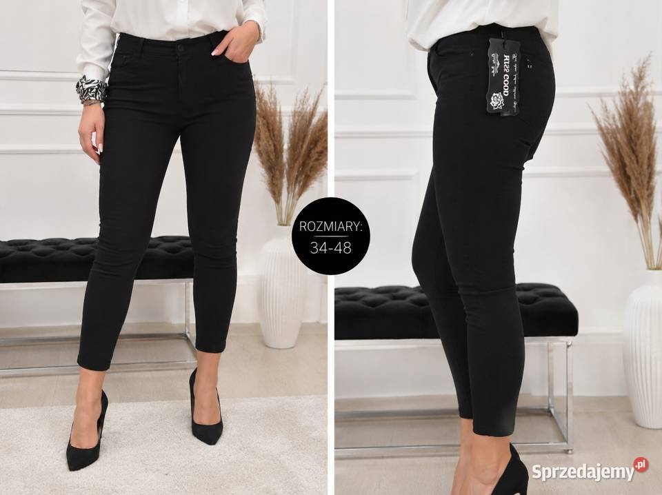Spodnie Jeans damskie MISS GOOD czarny 54 pas Pątnów