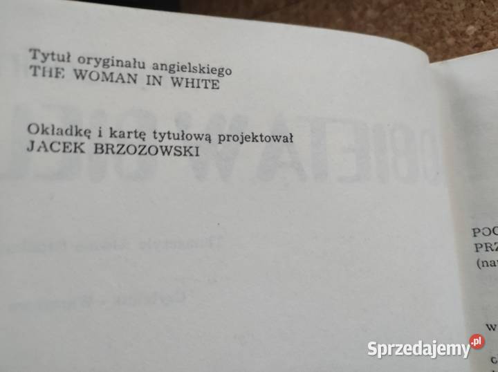 Kobieta w bieli Wilkie Collins Kielce