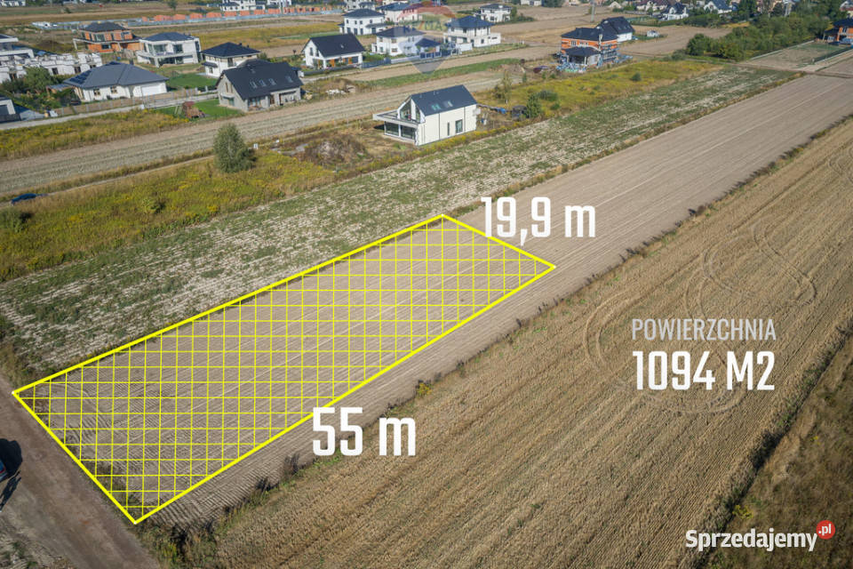 Działka budowlana 1344m2 w Ładach koło Raszyna Łady