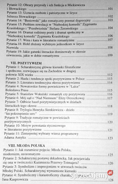 Matura z języka polskiego Homera do Herberta Chełm