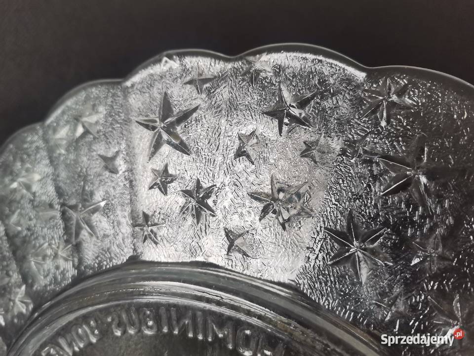 Stara nieużywana patera talerz Boże Narodzenie śląskie Katowice