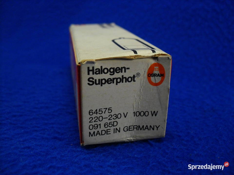 ŻARÓWKA 1000 W HALOGENOWA OSRAM dolnośląskie Bielawa
