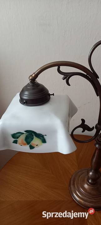 Mosiężna lampa z ruchomym ramieniem dostawa łódzkie Skierniewice