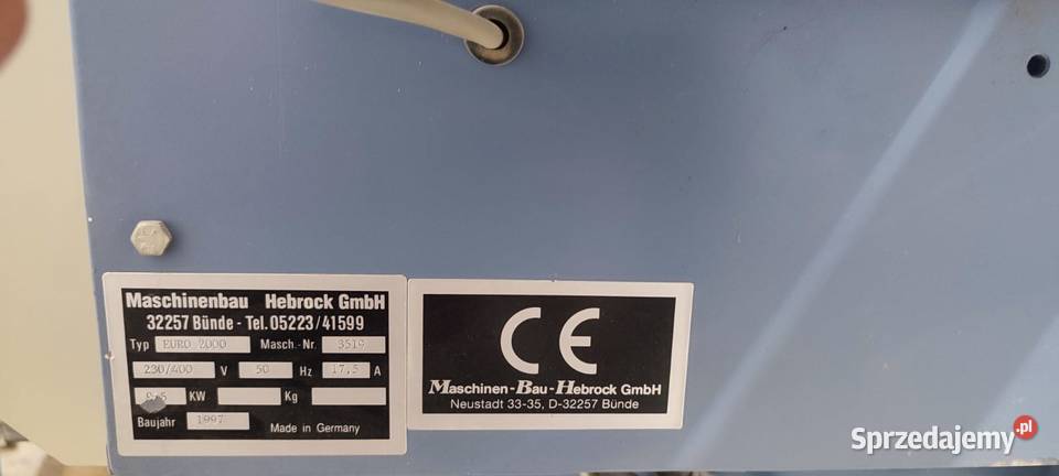 Okleiniarka Hebrock Produkcja Częstochowa