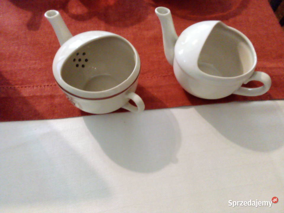 Imbryki porcelanowe ciekawy nietypowy kształt Łódź