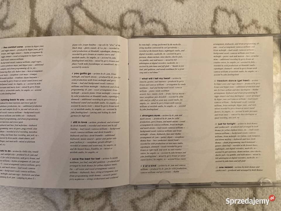 Płyta CD Vanessa Williams The Comfort Zone Lata 1 płyta