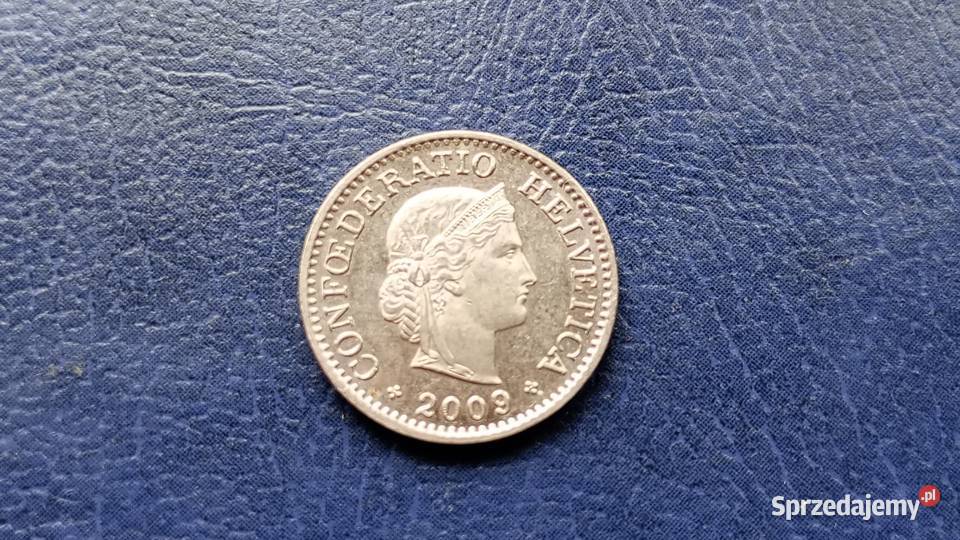 Stare monety 10 rappen 2009 Szwajcaria Numizmatyka Lesko