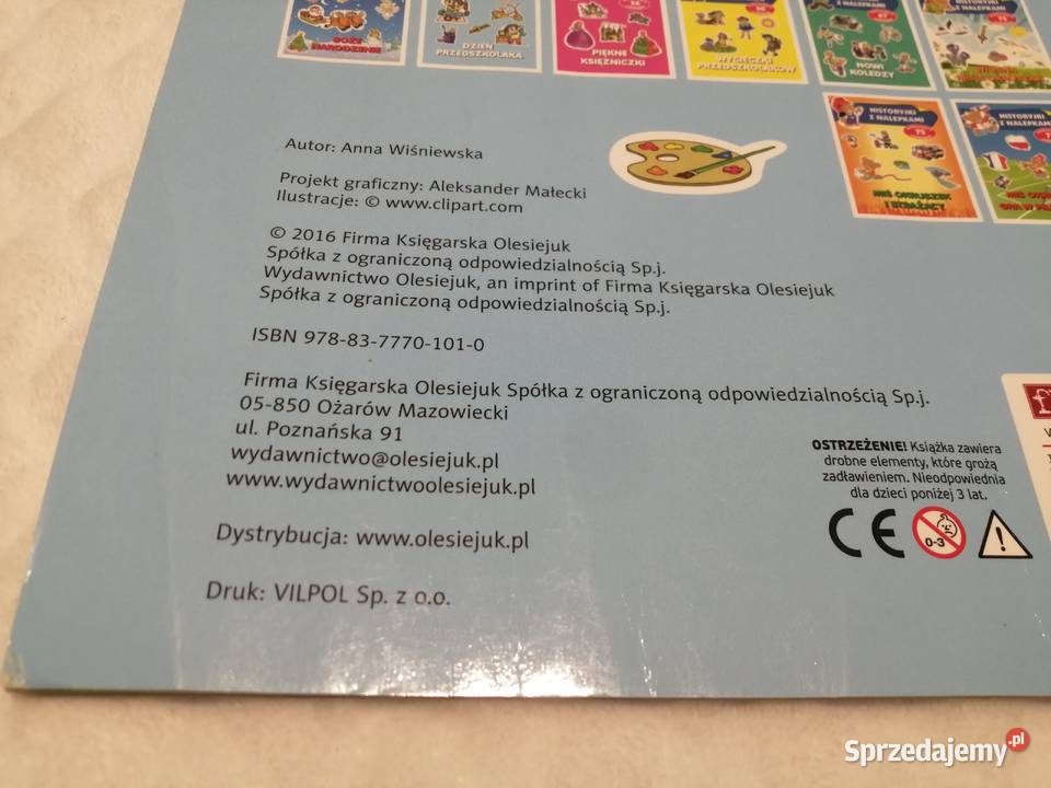 Dzień Przedszkolaka Historyjki z nalepkami Rok wydania 2016 Książki dla dzieci Czeladź
