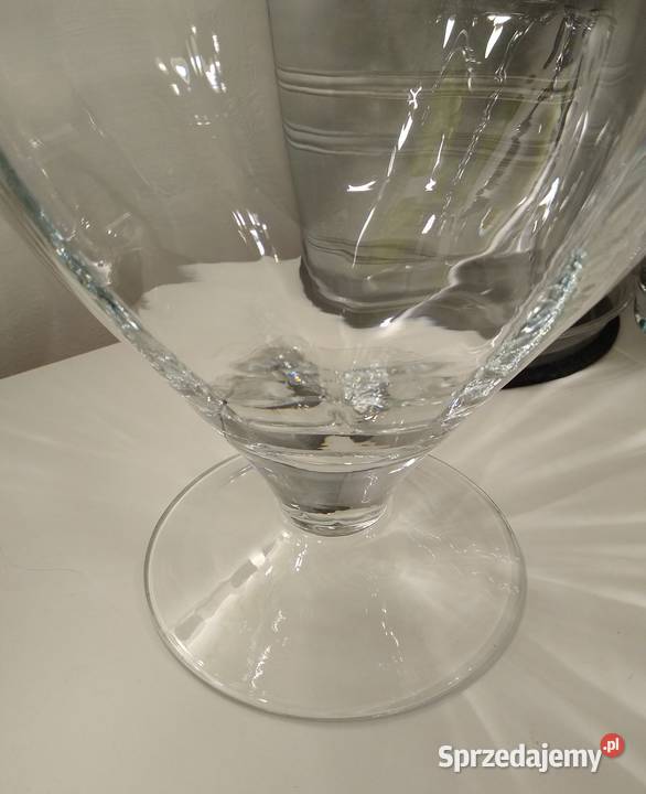 Duży Wazon Szklany Antyki, Sztuka, Kolekcje pomorskie Gdańsk