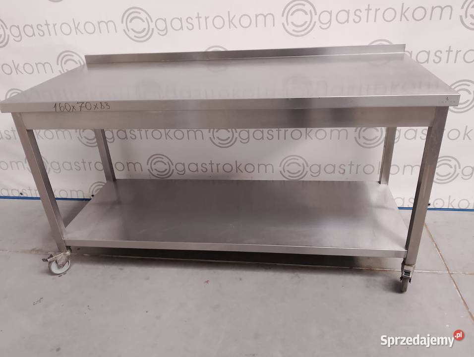 Stół jezdny z półką 160x70x85 Gastronomia Wrocław