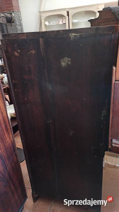 Komoda narożna z mahoniu politura Biedermeier Antyki