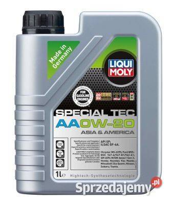 Olej SPECIAL TEC AA 0W20 1L SN RC HONDA HYUNDAi sprzedam