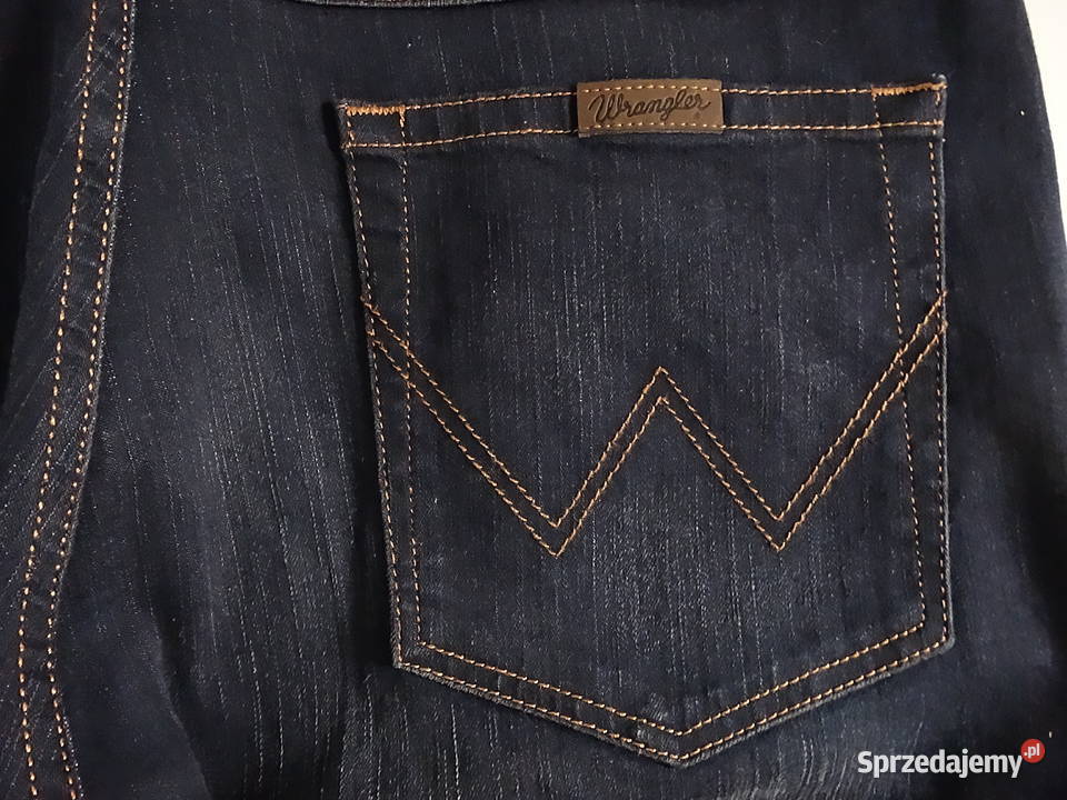 Jeansy Męskie Wrangler W36 L34L36 Deep Indigo Biłgoraj