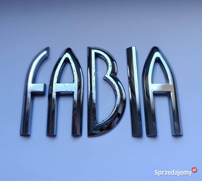 Napis emblemat Skoda Fabia I 9904r Lipno sprzedam