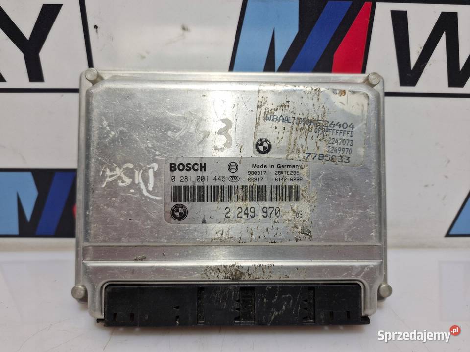BMW E46 MODUŁ STEROWNIK KOMPUTER SILNIKA 2249970