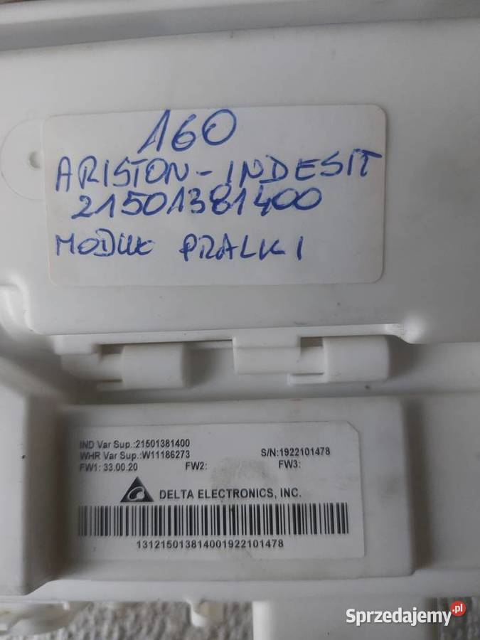 ARISTON INDESIT 21501381400 MODUŁ PRALKI Nowy Sącz