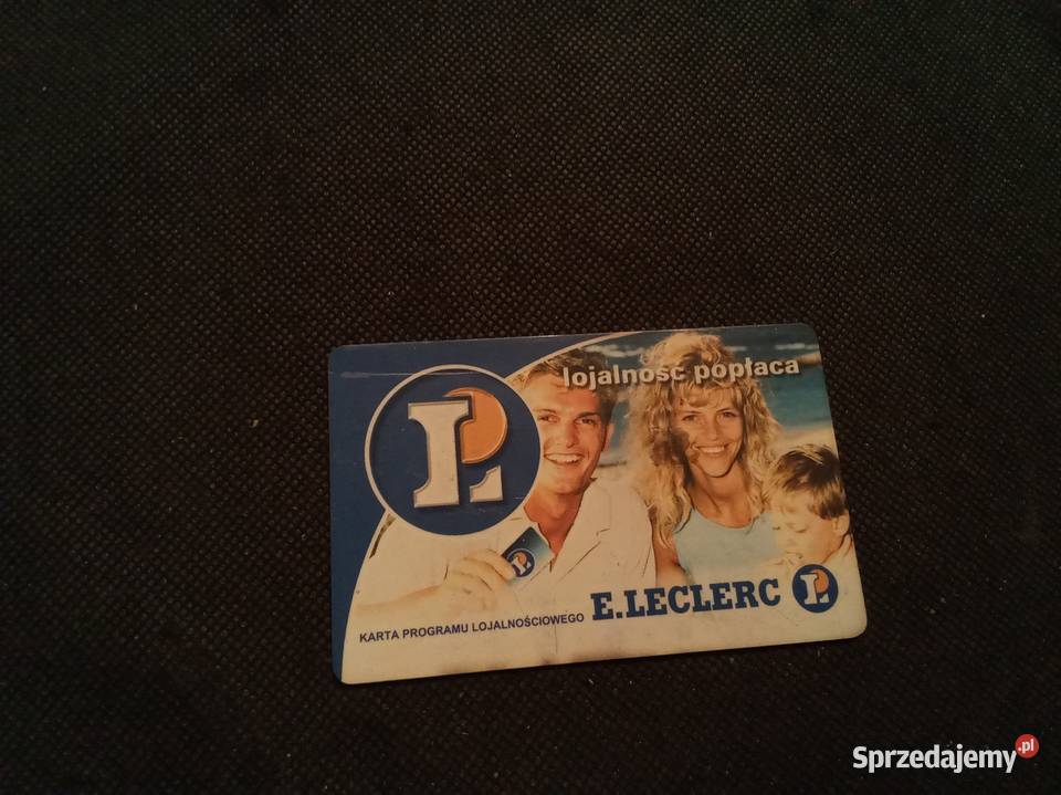 Stara karta Leclerc Vintage