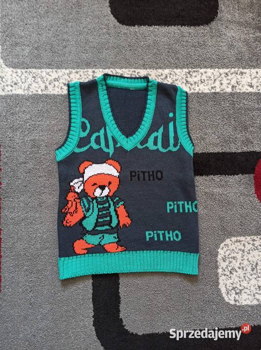 Sweterek bezrękawnik chłopięcy małopolskie