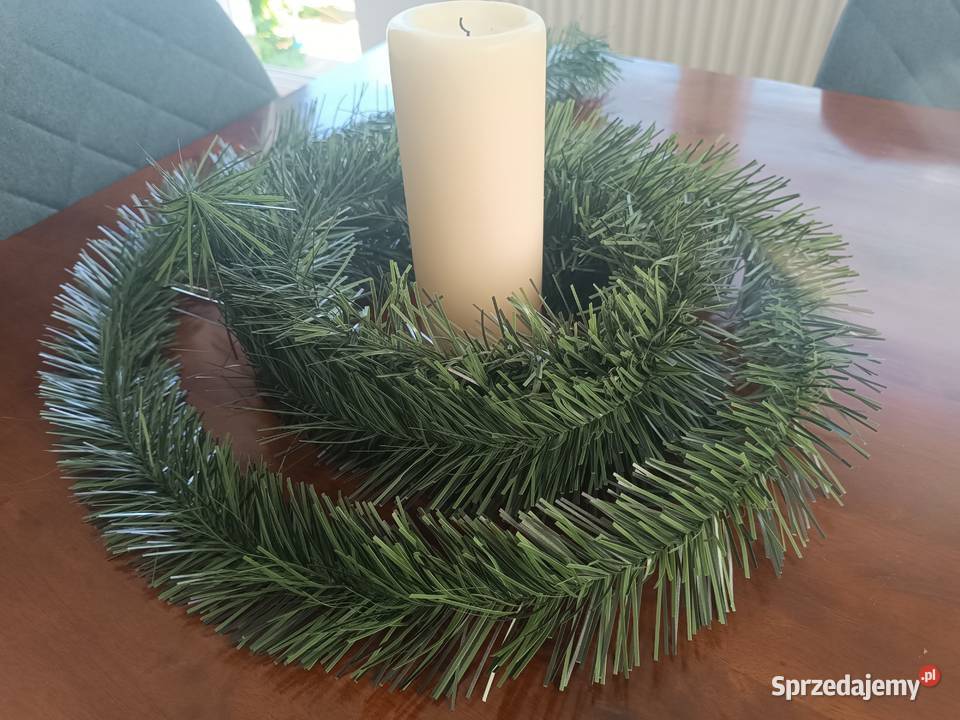 choina sztuczna 42 m gruba stroik dekoracja Wyposażenie wnętrz Siewierz