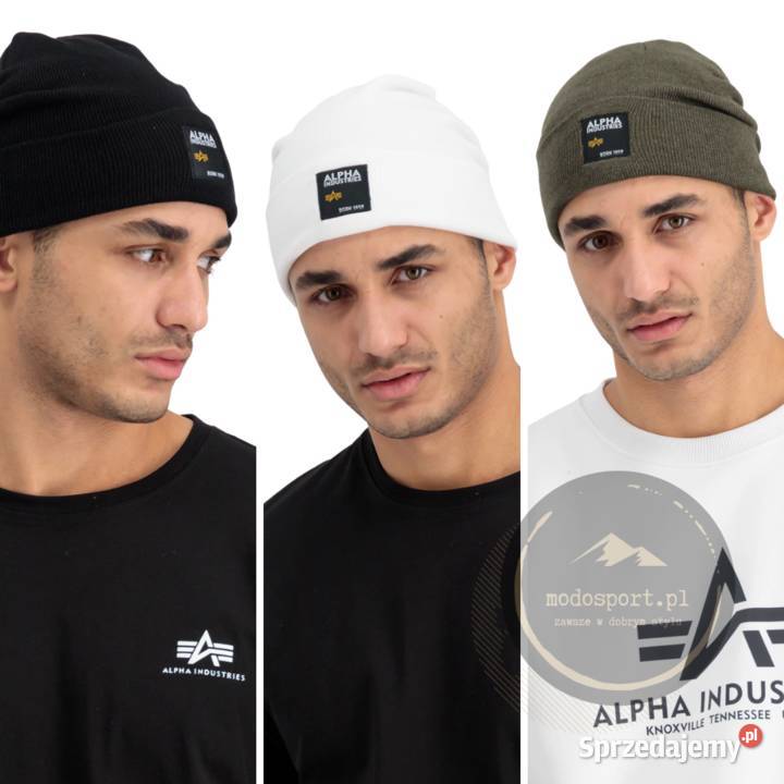 Alpha Industries czapka LABEL BEANIE 118934