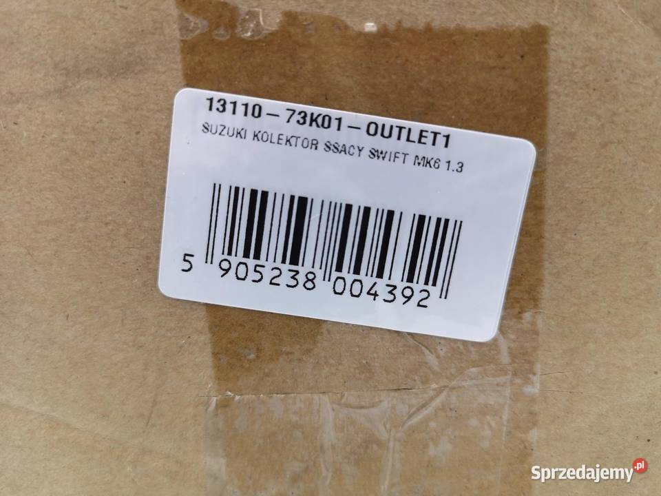 KOLEKTOR SSĄCY SUZUKI SWIFT MK6 13 LPG Kolektory ssące