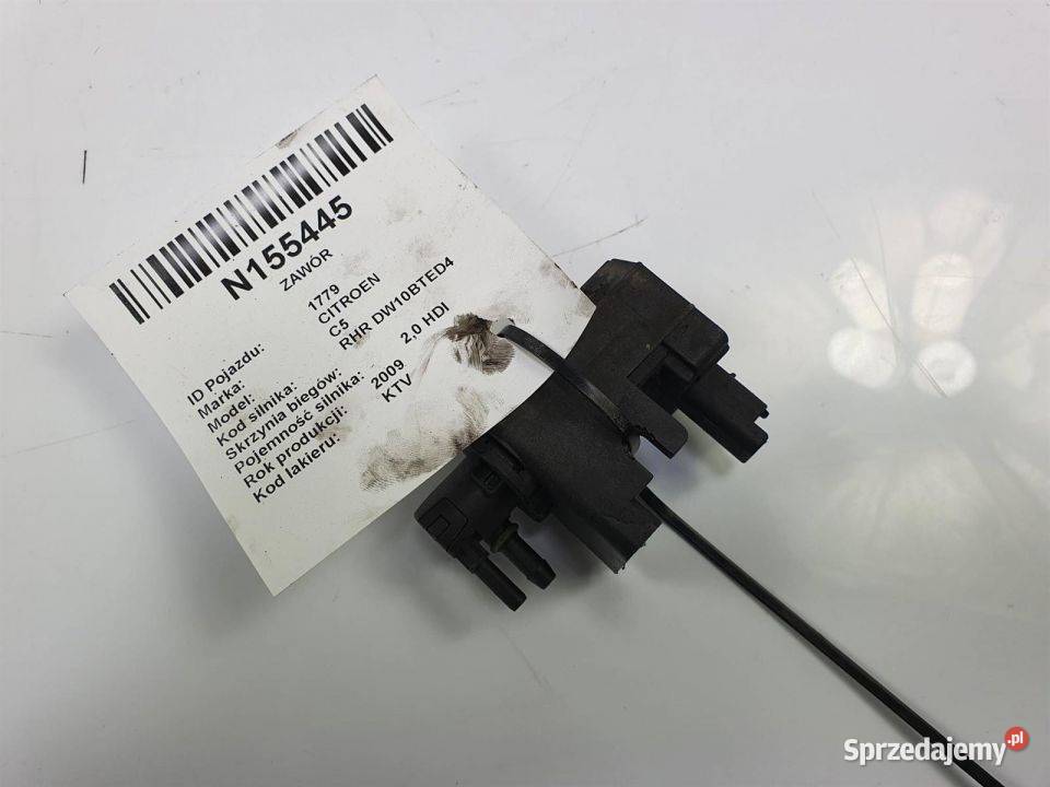 ZAWÓR CITROEN C5 9660693180 Lipno