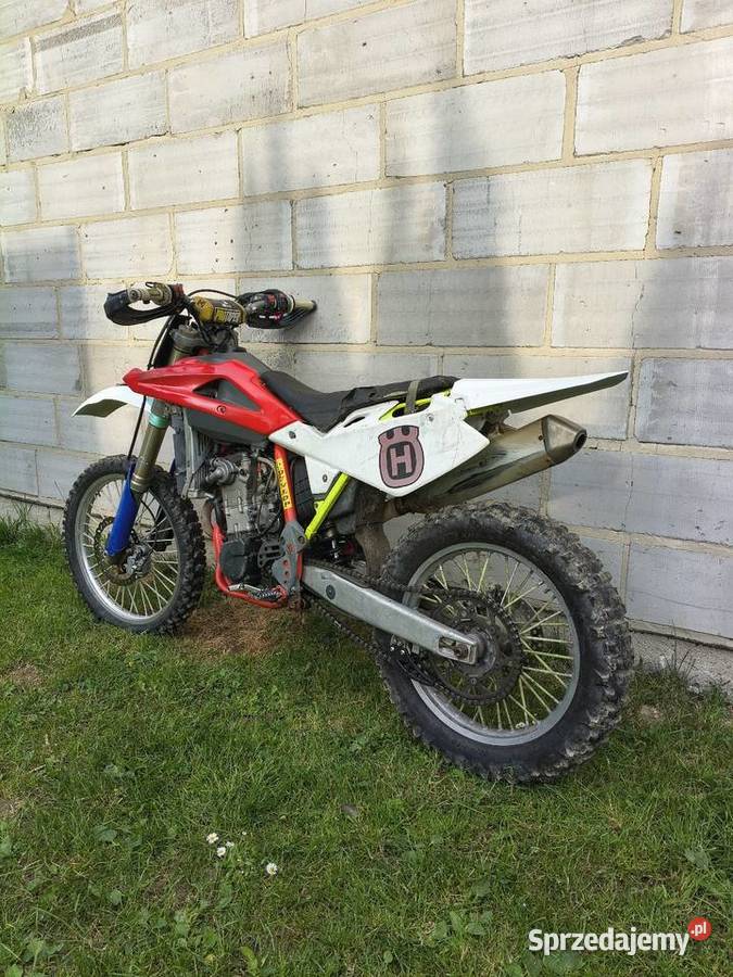 Cross Husqvarna te 450 z rozrusznikiem Łużna