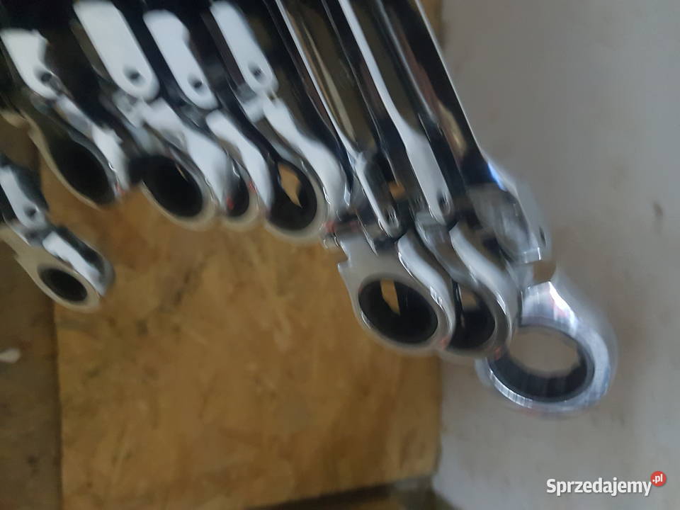 Klucze z grzechotką płaskooczkowe łamane 822 8el Głogowa