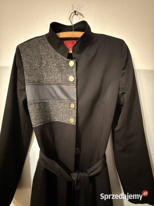 Pierre Cardin płaszcz damski M retro elegancki Wiosenna/Jesienna Świdnica